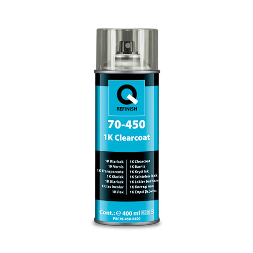 70-450-0400 1К Clearcoat аерозоль 400мл, Q-REFINISH - купить в